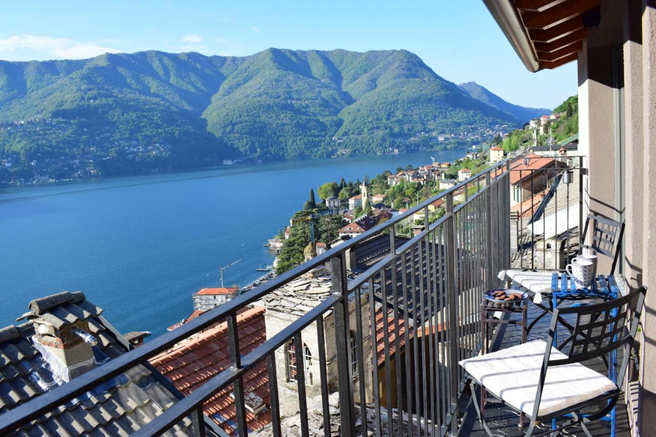 Romantic Home Stone With Amazing View Lake Of Como And Oleandra 拉利奥 外观 照片