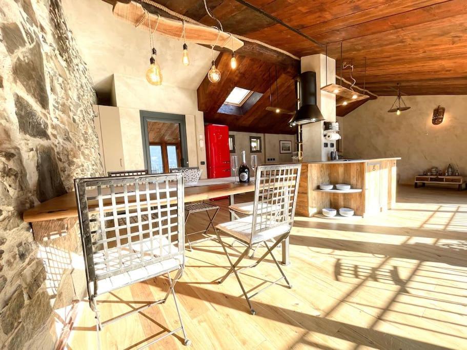 Romantic Home Stone With Amazing View Lake Of Como And Oleandra 拉利奥 外观 照片